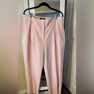 Express Light Pink Wide Leg Pants